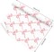 Pink Bow Wrapping Paper -Mini Roll- 17In x 32.8Ft White Pink Ribbon Bow Gift Wrap Paper Watercolor Craft Paper for Birthday Wedding Party DIY Supplies